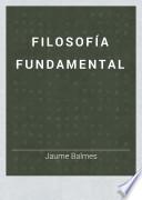 Filosofía fundamental