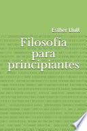Filosofía para principiantes