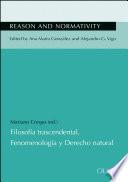 Filosofía trascendental, Fenomenología y Derecho natural