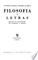 Filosofía y letras