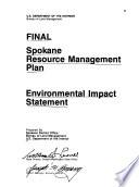Final Spokane Resource Management Plan
