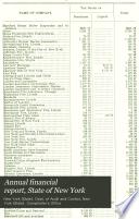 Financial Report of the Comptroller, State of New York