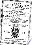 Fisonomía de la virtud y del vicio al natural