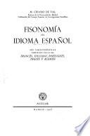 Fisonomía del idioma español
