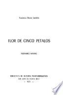 Flor de cinco pétalos