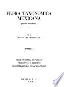 Flora taxonómica mexicana (plantas vasculares)
