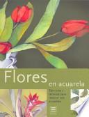 Flores en acuarela