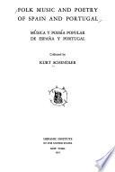Folk Music and Poetry of Spain and Portugal