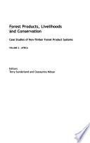 Forest Products, Livelihoods, and Conservation
