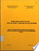 Formulación de perfiles de área. Perfil de ciencia y tecnología del Valle de Victoria