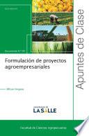 Formulación de proyectos agroempresariales