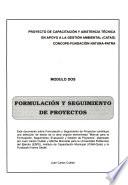 Formulación y seguimiento de proyectos