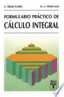 Formulario práctico de cálculo integral