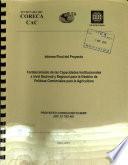 Fortalecimiento de las capacidades institucionales a nivel nacional y regional para la gestión de políticas comerciales para la agricultura