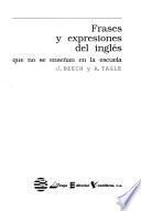 Frases y expresiones del inglés que no se enseñan en la escuela