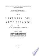 Fuentes literarias para la historia del arte español