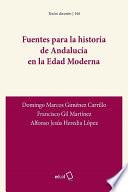 Fuentes para la historia de Andalucía en la Edad Moderna