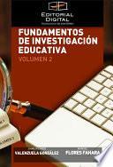 Fundamentos de investigación educativa. Volumen 2 y 3
