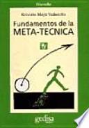 Fundamentos de la meta-técnica