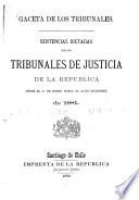 Gaceta de los tribunales y de la instrucción pública