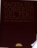 Gaceta del gobierno del lima