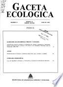 Gaceta ecológica
