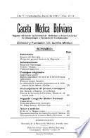 Gaceta médica boliviana