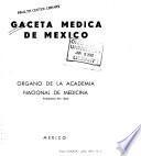 Gaceta médica de México