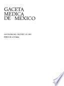 Gaceta médica de México