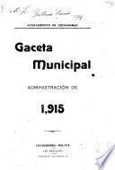 Gaceta municipal