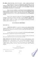 Gaceta oficial de Bolivia