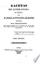 Gacetas de literatura de Mexico