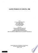 Gasto público en España 1988