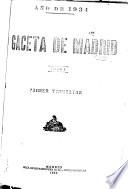 Gazeta de Madrid baxo el Gobierno de la Regencia