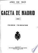 Gazeta de Madrid baxo el Gobierno de la Regencia