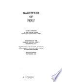 Gazetteer of Peru