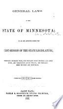 General Laws of the State of Minnesota
