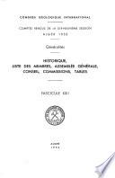 Généralités. Historique, liste des membres, Assemblée générale, Conseil, commissions, tables