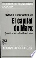 Génesis y estructura de El capital de Marx