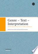 Genre - Text - Interpretation