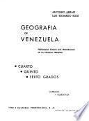 Geografía de Venezuela, cuarto, quinto [y] sexto grados