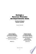 Geología y recursos minerales del Departamento Añelo, Provincia del Neuquén, República Argentina
