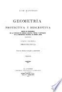 Geometría proyectiva y descriptiva ...