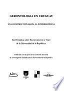 Gerontología en Uruguay