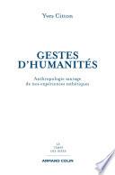 Gestes d'humanités