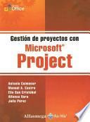 Gestion de Proyectos Con Microsoft Project