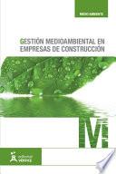 Gestión medioambiental en empresas de construcción