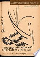 Getty Research Journal, Number 5