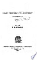 Goa in the Indian Sub-continent