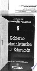 Gobierno y administración de la educación